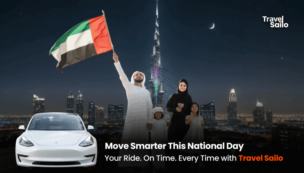UAE National Day ride booking Dubai peak hours – Travel Sailo limo app