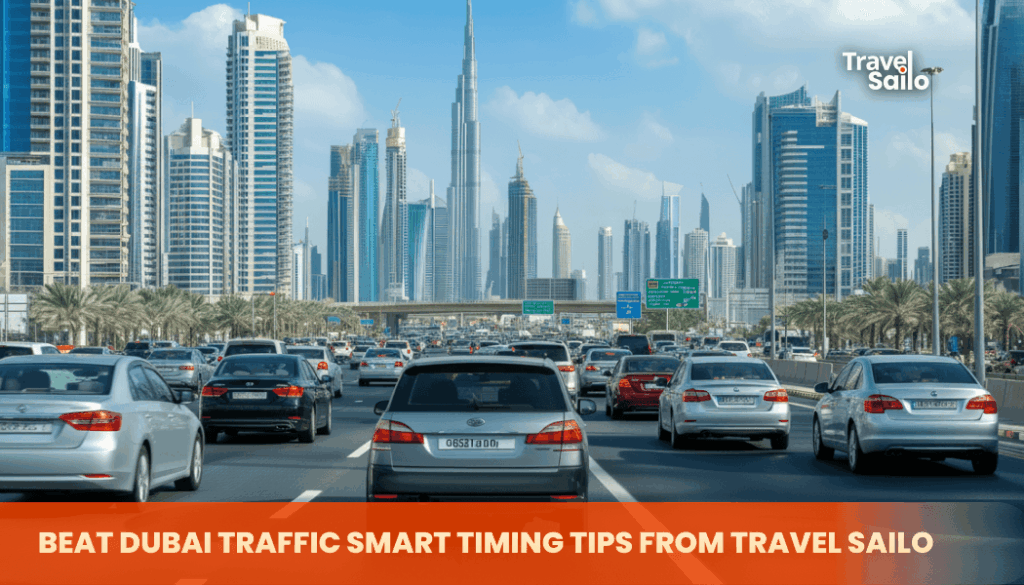 Dubai rush hour traffic tips – Travel Sailo avoid congestion smart ride app