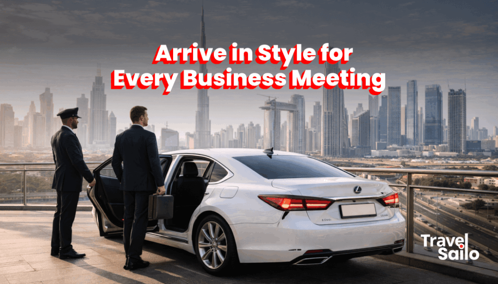 Business meeting guest transport Dubai – Travel Sailo limo service corporate