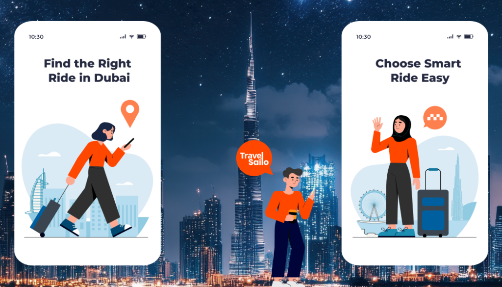 Best e-hail app Dubai for tourists – Travel Sailo Dubai ride booking guide