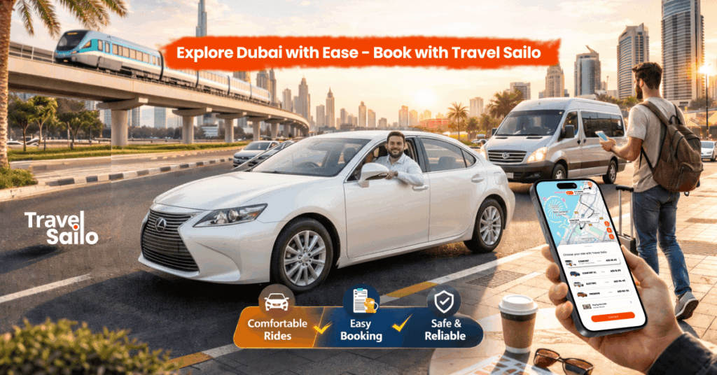 First time in Dubai getting around – Travel Sailo Dubai cab booking app