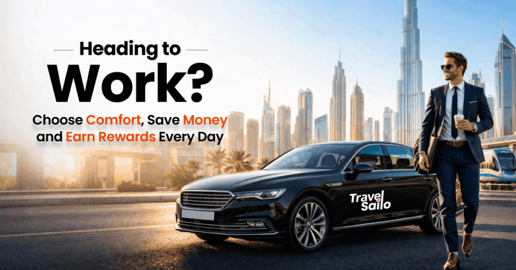 Daily commute Dubai comfort savings – Travel Sailo earn rewards every ride