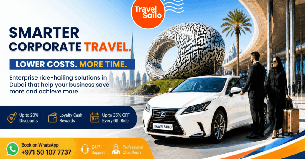 Corporate travel management in Dubai — Travel Sailo enterprise ride-hailing limo service